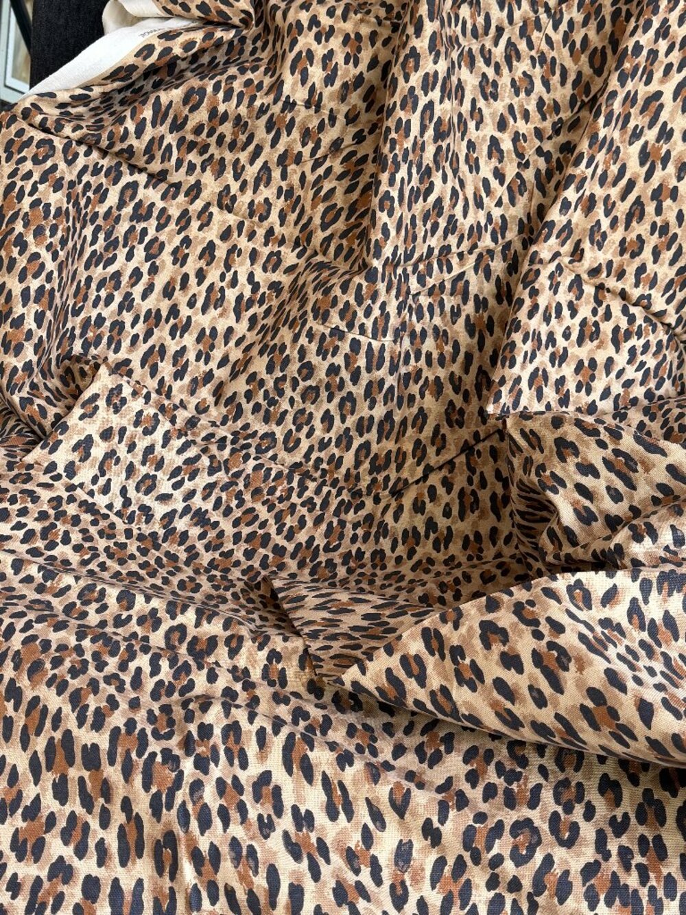 Fabric Yardage Leopard Print Waverly Rondeau Solitaire Collection 4 Yards